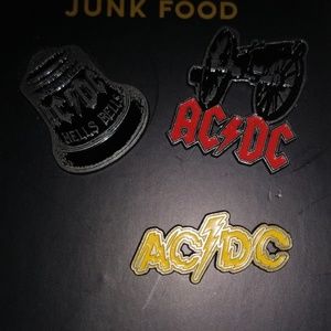 AC/DC enamel pin set